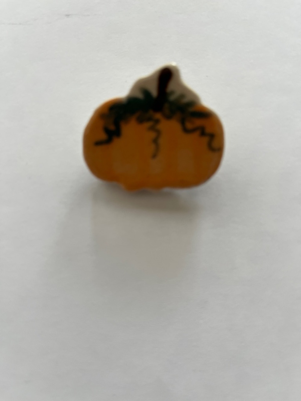 Pumpkin Enamel Pin - Orange